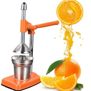 Stainless Steel Cone Press Manual Juicer fruit juice lemon orange